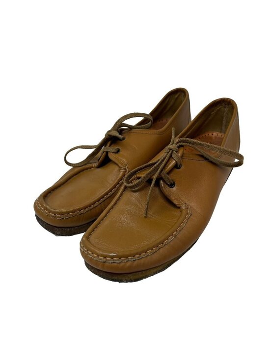 Deerskin Trading Post Shoes - Deerskin Trading Post Women's 7.5 Vintage Brown Leather Shoes Lace Up Loafers